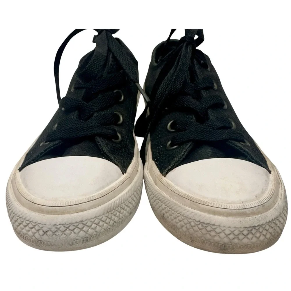 Converse Chuck Taylor II Black All Star Sneakers With Lunarlon Kid Youth Size 12
